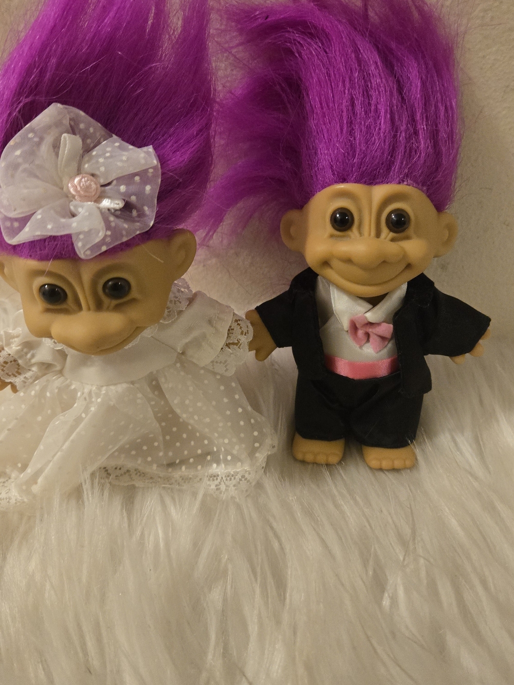 Russ Troll Dolls Bride and Groom